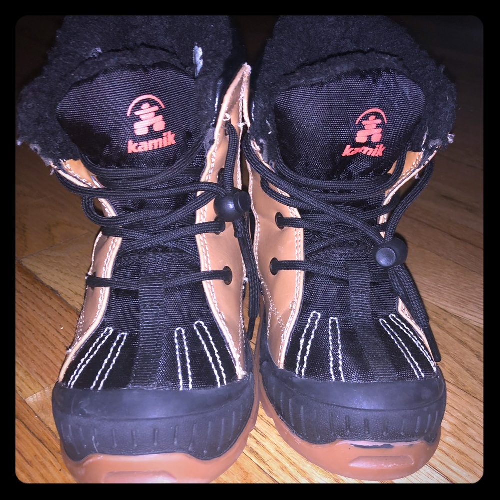 Waterproof wool lined cold weather boots